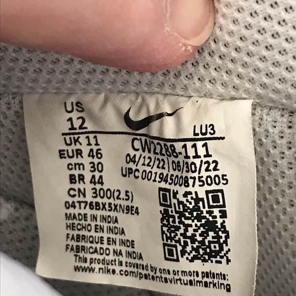 NIKE Air Force 1 '07 Mens White Shoes | 12 - Picture 14 of 14